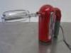 Kenwood kMix Hand Mixer in Red, Model HM79, Comes with Attachments