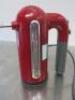 Kenwood kMix Hand Mixer in Red, Model HM79, Comes with Attachments - 2