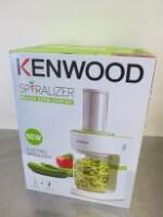 Boxed/New Kenwood Electric Spiralizer, Model FGP200WG