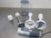 (For Spares/Repair) 2 x Kenwood 800w Hand Blenders with 4 x Attachments & Jug