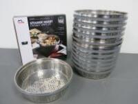 12 x Staub Steamer Insert Diameter, Size 26cm (Box Not Included)