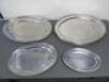 18 x Assorted Sized Stainless Steel Oval Serving Platters - 2