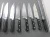 Set of 12 Zwilling Professional Kitchen Knives with Knife Steel (As Pictured/Viewed) - 3