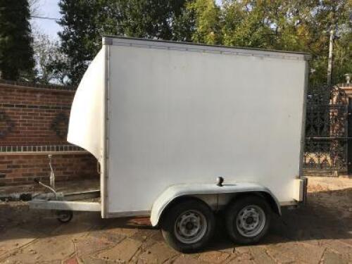Wessex Trailer, Twin Axle Box Trailer, (L) 8ft x (W) 5ft x (H) 7ft.