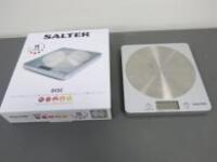 Salter Disc Kitchen Scale Model 1036 with Original Box