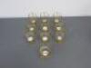 10 x Ikea PARLBAND Tealight Holder. NOTE: Missing One Glass Jar - 4