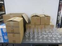 230 x Assorted Sized Wine Glasses to Include: 133 x Small, 79 x Medium & 18 Assorted Others