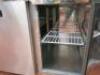 Polar 3 Door Mobile Refrigerated Counter Top Preparation Unit with Shelf Over, Model Polar G597. Size H138cm x W180cm x D70cm - 5