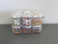 2 x New Packs of 6 Le Parfait Super Deluxe French Glass Preserving Jar, 500g