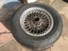 2 x Austin Healey 3000 15" Wire Wheels. With Tyres Cracked (As Viewed) - 2