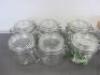 14 x Used Le Parfait Super Deluxe 500g Fench Glass Jar. NOTE: 6 missing rubber seal - 3