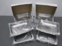 4 x Packaged New Sets of 2 Boden Gelocht Tray & Steamer Tray Insert, Size 26.6cm x 32.5cm