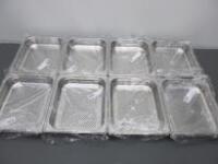 4 x Packaged New Sets of 2 Boden Gelocht Tray & Steamer Tray Insert, Size 26.6cm x 32.5cm