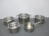 Ex Display Zwilling Vitality Set of 5 Stainless Steel Cookware Set