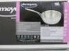 Boxed/New Set of 5 Demeyere Pans to Include: 2 x Atlantis Sauce Pans (16/20cm), 1 x Atlantis Saute Pan (20cm), 1 x Pro Line Frying Pan (24cm), 1 x Pro Line Frying Pan (32cm) - 5