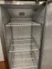 Polar Commercial Stainless Steel Single Door Upright Freezer, Model G593. Size H200 x W68cm x D82cm - 2