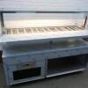 New/Unused (Manufactured July 2017) TFSE Products Ltd, Café Counter Refrigerated Servery. Model SM1750-740R. LED Lit Gantry with Toughened Glass Screen Top, Front & Sides. Open Under with Integral Compressor & Controls. Stainless Steel Construction with R - 6