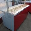 New/Unused (Manufactured July 2017) TFSE Products Ltd, Café Counter Refrigerated Servery. Model SM1750-740R. LED Lit Gantry with Toughened Glass Screen Top, Front & Sides. Open Under with Integral Compressor & Controls. Stainless Steel Construction with R - 2