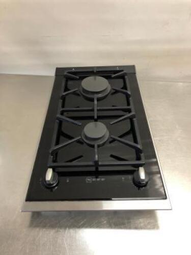 Neff N24K30N0, Black Ceramic Glass, Gas 2 Ring Hob