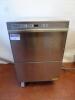 Electrolux Professional Stainless Steel Dishwasher On Stand, Model NUCA1DDG, S/N 64710003, DOM 2016, with DVA Water Softener Model IV12.