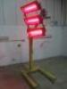 Trisk Infrared Heating, Mobile Adjustable 3 Lamp, Curemaster Super, Model ETS-3. - 2