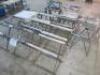 16 x Assorted Spray Panel Stands. - 2