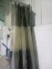 2 x Large PVC Curtains on Rail with See-Through Section. Size H3.1m x D7m x W9m. - 4