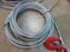 2 x Winch Wire Rope with Safety Hooks (1 x New/1 x Used). Size 10mm x 25m. - 3