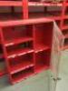 4 x Wurth Supplies Small Parts Storage Bays, Size H190cm x W54cm x D34cm & 1 x Wurth Metal & Perspex Display Cabinet with Key. - 7