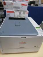 Oki C511dm Colour Printer. Comes with 2 x Black & 1 x Magenta Additional Cartridges.