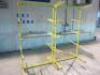 2 x Twin Sided Parts Racks in Yellow.