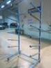 1 x Mobile 6 Rack, Parts Stand in Blue. - 2