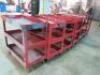 7 x Mobile Parts & Tool Trolley's in Red (For Spares/Repair). - 5