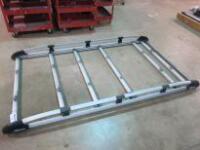 Rhino Products Van Roof Bar with Roller. Size L240cm x W133cm. NOTE: Slight damage, sold for spares/repair.