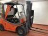 BT C4G LPG Twin Mast Forklift Truck (2003). Lift Capacity - 2500kg, Lift Height - 2.8M, Side Shift, 6944 Hours. Comes with 1 x Key. - 15