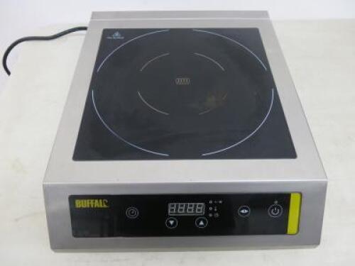 Buffalo Heavy Duty Induction Hob, Model CP799, 3000W, S/N 2019051000208. Comes with Instruction Manual.