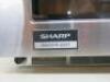 Sharp 1500w Commercial Microwave, Model R-22AT, S/N 190603554. Comes with Instruction Manual. - 2