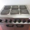 Lincat 6 Hob Electric Range Cooker with Oven Under, 3 Phase on Castors. - 2