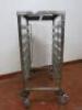 Vogue Gastronorm 7 Level Racking Trolley On Castors. Size H90cm x W39cm x D56cm. - 3