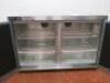 Williams Amber 2 Door Counter Fridge, Model HA280SA, S/N1906-884517, DOM 06/2019.Comes with Instruction Manual. Size H80cm x W121cm x D57cm. - 4