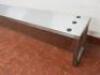 Stainless Steel Prep Shelf. Size H35cm x W195cm x D25cm. - 2