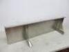 Simply Stainless Wall Shelf with Bracket, Size L120cm. - 4