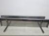 3 x Stainless Steel Wall Shelf with Bracket, Size 2 x L145cm & 1 x L120cm. - 4