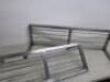 2 x Stainless Steel Wall Shelf with Bracket, Size 1 x L130cm & 1 x L83cm. - 2