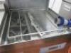 Classeq Stainless Steel Pass Through Dishwasher, Model P500AWS, 240V. Comes with Left Sided, Stainless Steel Out Table & 8 x Plastic Trays. Size of Out Table W160cm x D75cm. - 6