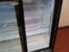 Interlevin 2 Door Back Bar Cooler, Model PD20S . Size H90cm x W90cm x D52cm. - 3