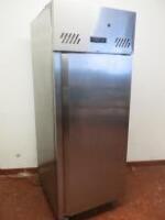 Williams Stainless Steel Single Door Refrigerated Cabinet, Model MJ1SA-R1. Size H196cm x W74cm x D83cm.