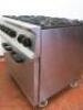 Lincat 6 Ring Gas Range 2 Door Oven, Model OG800-2/N. Size H92cm x W90cm x D81cm. - 5