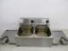 Lincat Counter Top Electric Twin Basket Deep Fat Fryer, Model LDF2. - 4