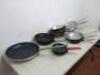 17 x Assorted Sized Frying Pans to Include: 1 x D40cm, 2 x D30cm, 5 x D28cm, 4 x D27cm, 3 x D25cm, 2 x D20cm - 2
